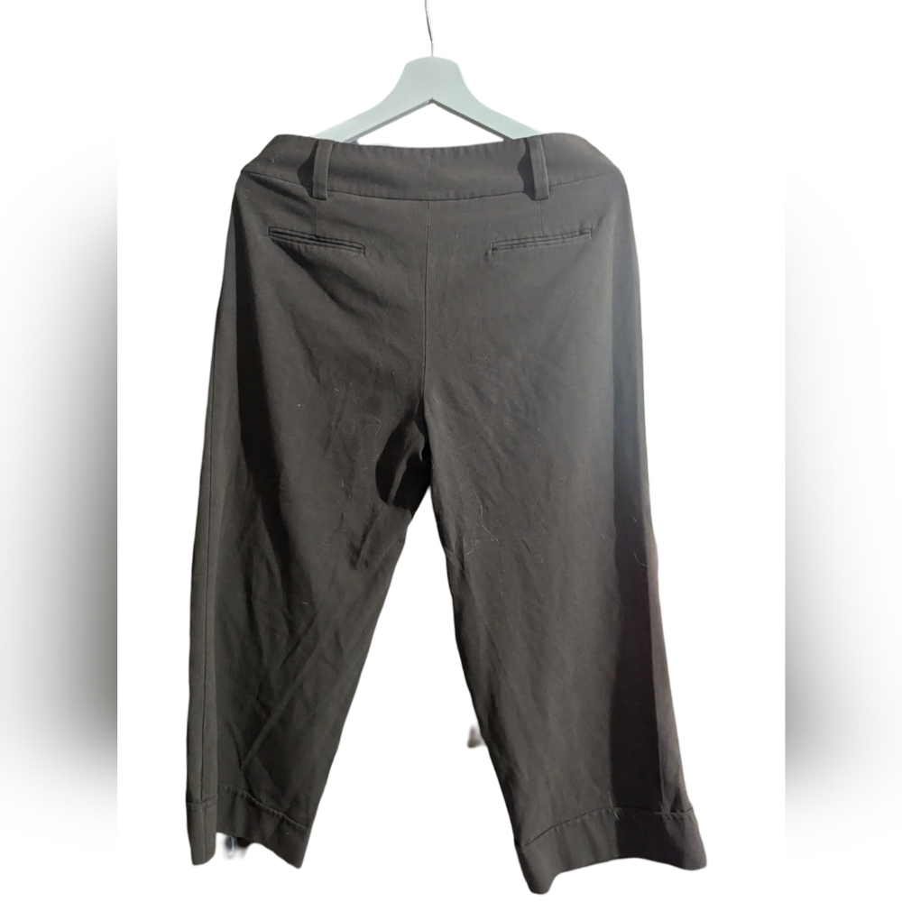 AB STUDIO CUFFED CAPRIS BROWN SIZE 8 PRE-LOVED - Picture 2 of 7